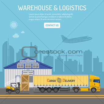 Warehouse and Logistics Concept