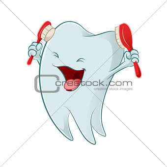 Cartoon tooth