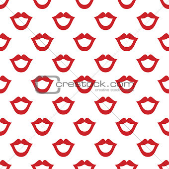 Lips seamless texture bright white red color