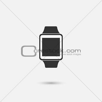 Smart watch icon vector