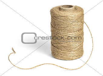 Coil of jute twine