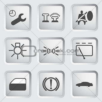 Car Dashboard icons 3
