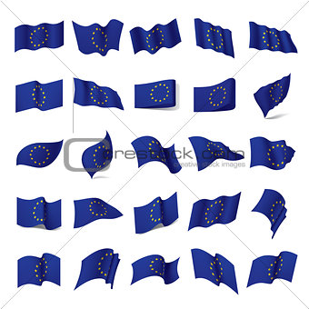 European union flag, vector illustration