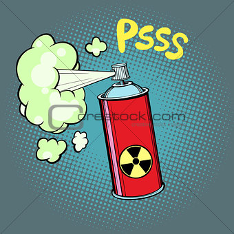 radioactive waste gas
