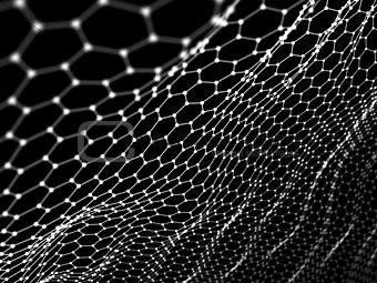 Abstract hexagon wire surface background. Technology concept. No