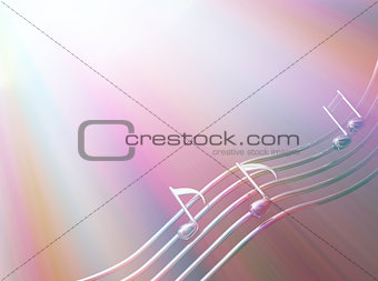 Music Notes Spectrum Light
