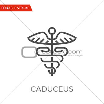 Caduceus Vector Icon