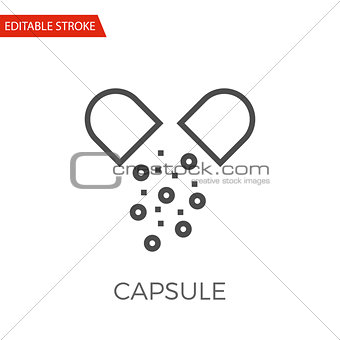 Capsule Vector Icon