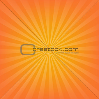 Orange Sunburst Background