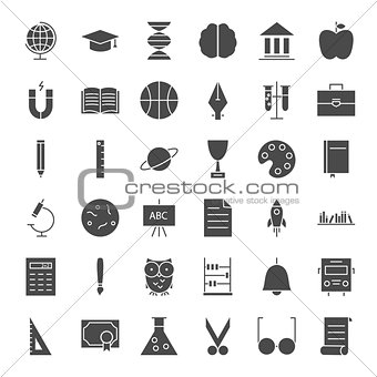 Education Solid Web Icons