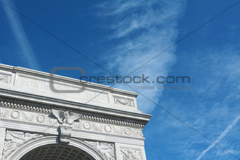 Marble arch in Washington Square Park