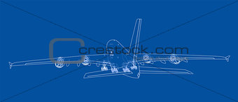 Passenger aircraft blueprint