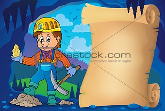 Miner theme parchment 1