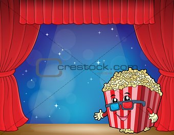 Stylized popcorn theme image 3