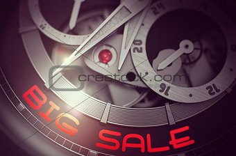 Big Sale on Elegant Watch Mechanism. 3D.