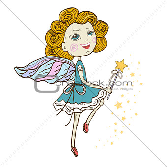 Dancing Fairy with magic wand