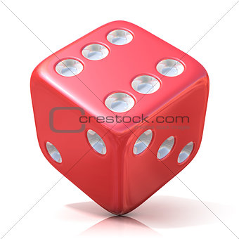 Red game dice