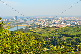 Top-view of Vienna, Austria
