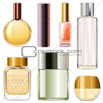 Vector Perfume Bottles