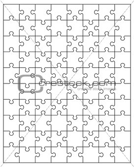 parts of white puzzle
