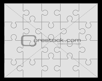 parts of gray puzzle