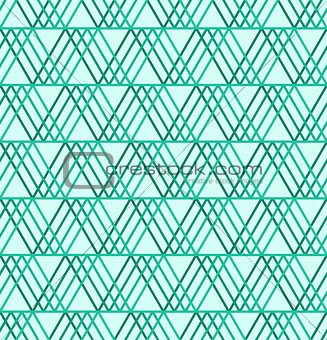 Seamless abstract geometric pattern, green circle background, vector universal wallpaper