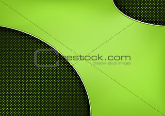 Neon Shape on Metallic Dotted Grid Background