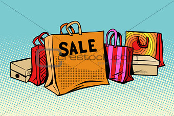 bags sale, season discount background