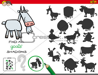 shadows game with goats characters