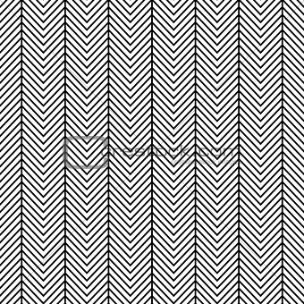 Thin herringbone lines seamless vector pattern.