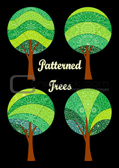 Patterned Trees, Set