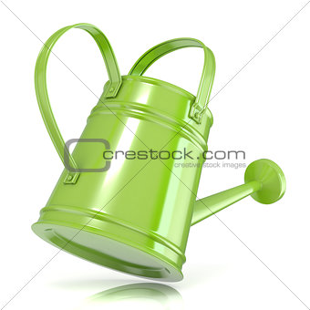 Green watering can 3D