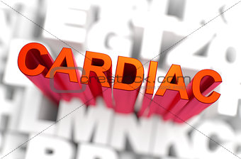 Cardiac - Medicine Concept. 3D rendering