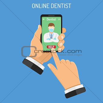 Online Dentistry Concept