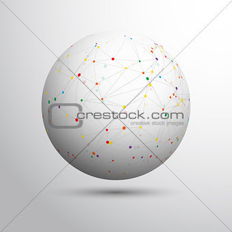 Global network background 