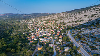 Theologos village. Thassos island, Greece