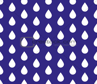 seamless water drops background. Raindrop wet weather vector illustration