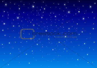 Night starry sky