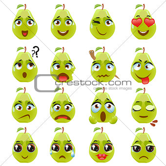 Pear Emoji Emoticon Expression