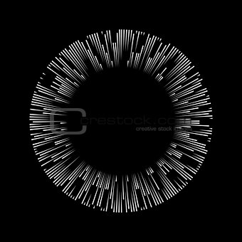 explosion radial lines