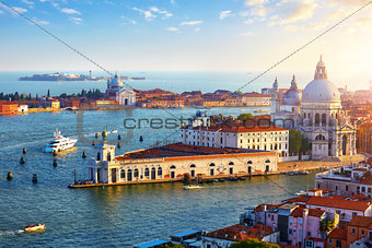 Venice Italy. Top view at Cathedral