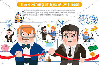 The opening of a joint business