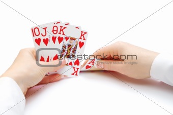 royal flush poker hand