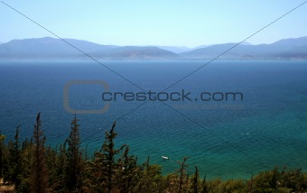 Aegean sea coast near Nafplio, Greece