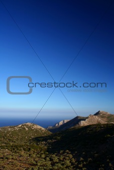 Mediterranean sea coast, south Greece