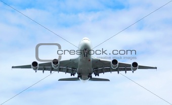 A passenger jet