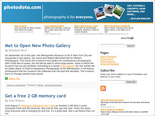 Photodoto Website Screenshot